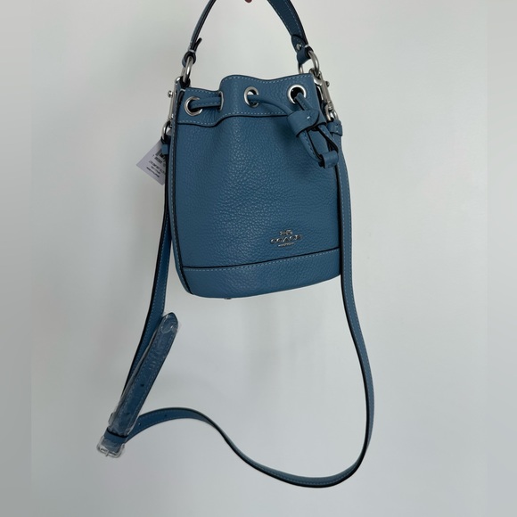 Coach light blue bucket bag
NWT prestine condition
Original price $328 - Picture 2 of 6